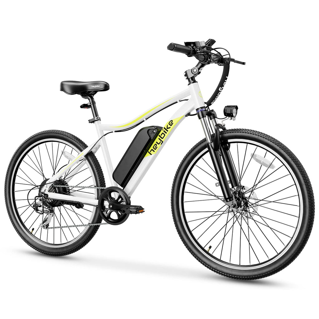 Heybike Race Max Electric Bike for Adults with 500W Motor, 22mph Max Speed,  600WH Removable Battery Ebike, 27.5 Electric Mountain Bike with 7-Speed